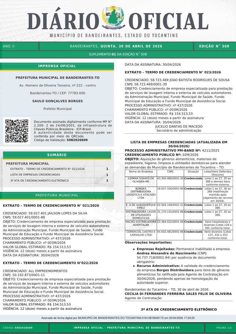 Capa da edição