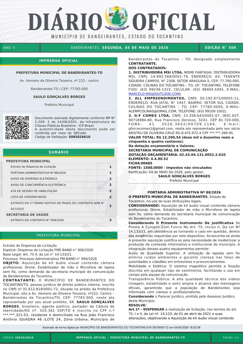 Capa da edição