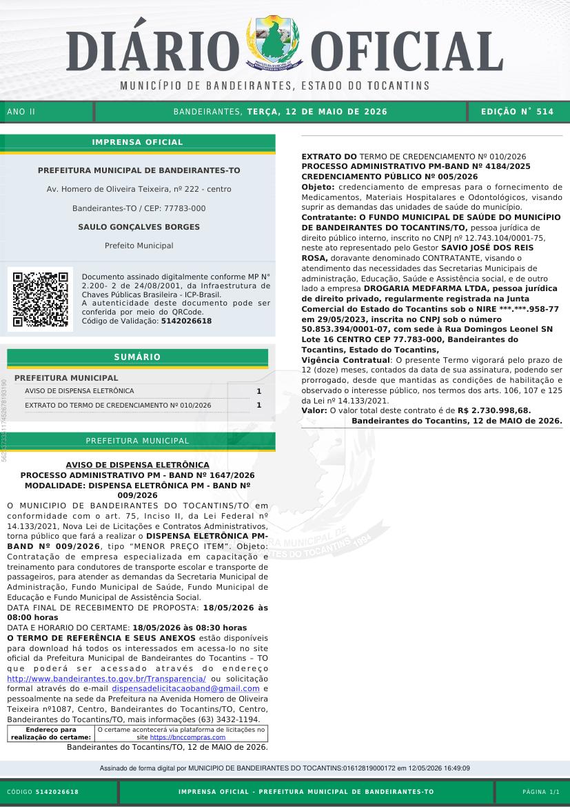 Capa da edição