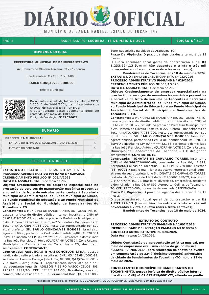 Capa da edição