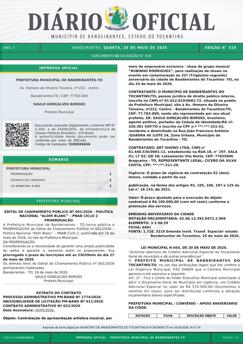Capa da edição