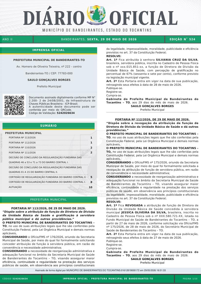 Capa da edição