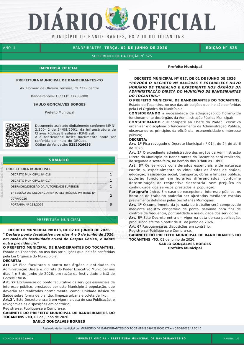 Capa da edição