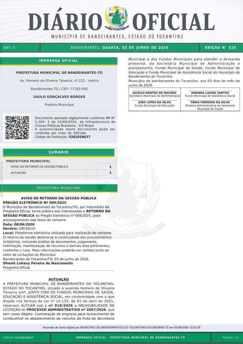 Capa da edição