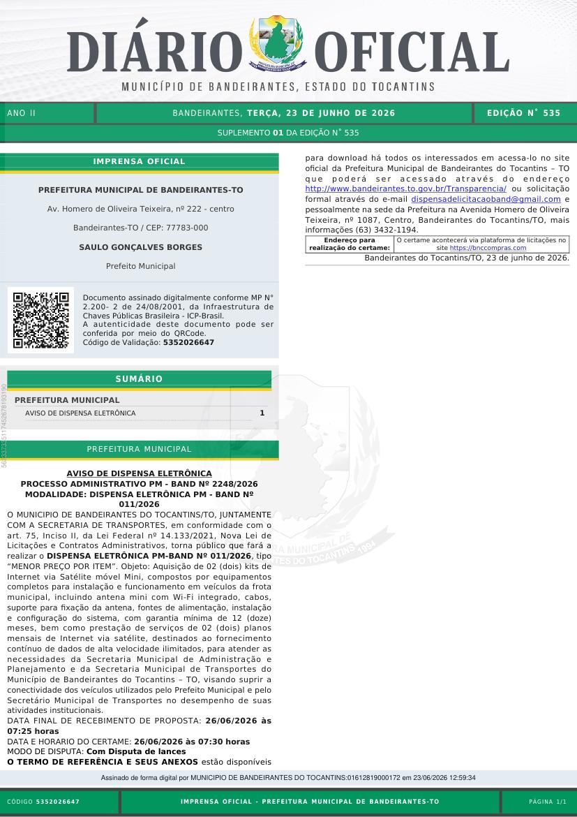 Capa da edição