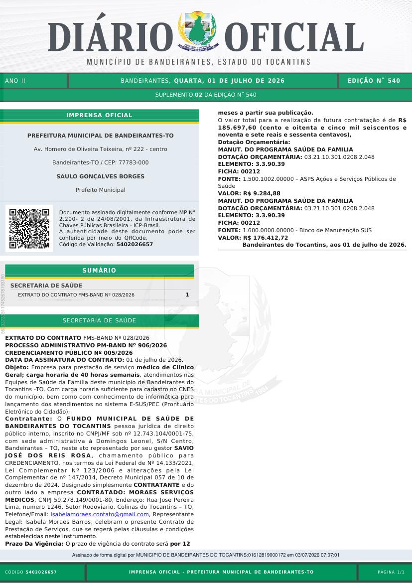Capa da edição