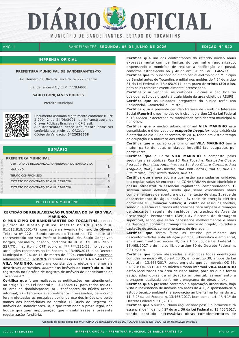 Capa da edição