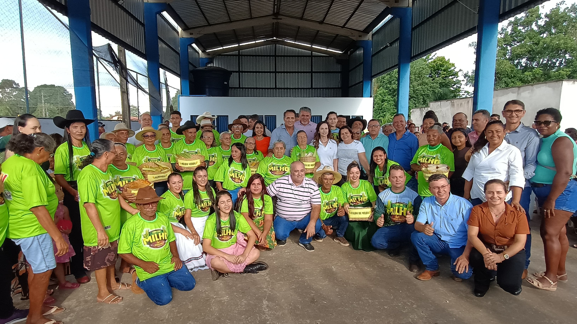 Prefeito Saulo Borges prestigia a tradicional Festa do Milho em Juarina ao lado da primeira-dama Ana Paula Borges
