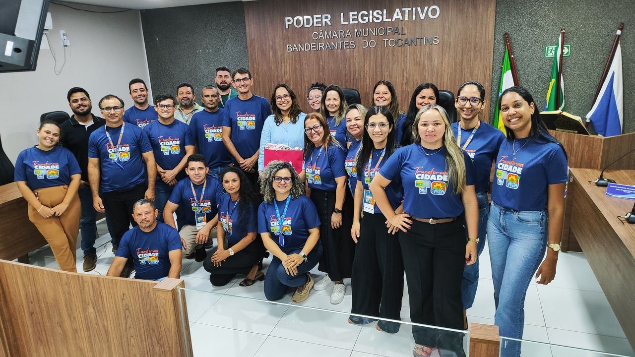 Bandeirantes conclui primeira fase do Projeto Transforma Cidade Tocantins com quatro dias de capacitações Bandeirantes conclui primeira fase do Projeto Transforma Cidade Tocantins com quatro dias de capacitações